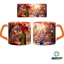 Ghostbastır Design Zootropolis Judy ve Nick Kupa Bardak | Tek Adet 0891