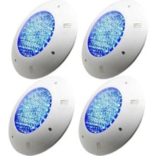 Ayder Timya 4 Adet 30 Watt LED Mavi Sıva Üstü Havuz Lambası Tenda 12 Volt