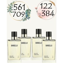Bargello Kadın Parfüm 122 - 384 Erkek Parfüm 561 - 709 50 ml Edp 4'lü Favori Set