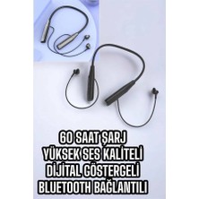 Fiberliz Yeni Nesil Bluetooth Kulaklık Kablolu Kulak Içi Dijital Göstergeli