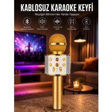 Grandor Taşınabilir Bluetooth Karaoke Mikrofon: Hafıza Kart Girişli, Etkileyici Performans