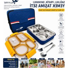 Hakay Paslanmaz Çelik 4 Bölmeli Termal Beslenme Kabı, Sızdırmaz