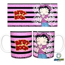 Ghostbastır Design Ghostbastır Desıgn Betty Boop Kupa Bardak | Tek Adet K0464