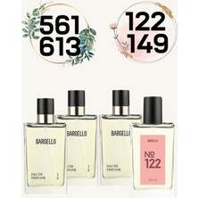 Bargello Kadın - Erkek Parfüm Seti 122 - 149 - 561 - 613 50 ml Dörtlü Set