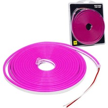 Powermaster 12 Volt 5 Metre Silikonlu Mor Neon LED Şerit
