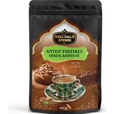 Hacı Halis Efendi Antep Fıstıklı Dibek Kahvesi 200 gr Gerçek Fıstık Parçacıklı Yumuşak Içimli Gurme Karışım
