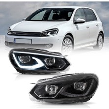 Vw Golf 6 2009-2012 Mk6 Krom Golf 8 Dizayn Ledli Ön Far