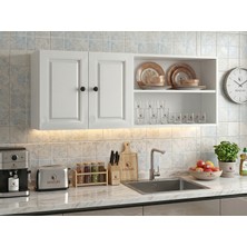 Kenz Life Kenzlife Membran Hazır Mutfak Dolabı Supsup Byzbyz Çerçeve 160*60*32 Mebran Kapak Suntalam Gövde Arkalıklı