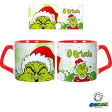 Ghostbastır Design Grinch Noel Kupa Bardak | Tek Adet 0933