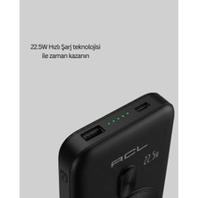Fiberliz Manyetik Kablosuz Powerbank 22.5W Hızlı Şarj LCD Göstergeli Yeni Nesil