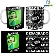 Ghostbastır Design Ters Yüz Kupa Bardak | Tek Adet K0478
