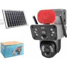 X5 Tech Rx-35 Aı Solar 2*3mp V380 Solar 4g Kamera Siyah