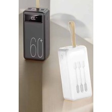 Mrt Teknik Powerbank 60.000 Mah Hızlı Şarj 4 Çıkışlı Uzun Şarj Süreli Dijital Göstergeli