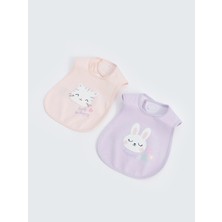 LC Waikiki Lcw Baby Baskılı Erkek Bebek Mama Önlüğü 2'li