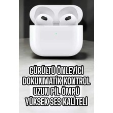 Mrt Teknik Bluetooth Kulaklık 3.nesil Kablosuz Uzun Pil Ömrü Dokunmatik Kontrol Yeni Nesil
