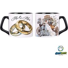 Ghostbastır Design Kişiye Özel Evlilik Kupa Bardak | Tek Adet 0878