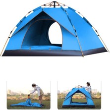 ALK Su Geçirmez Kamp Çadırı Otomatik Kurulum 2 3 Kişilik Outdoor Çadır - Lisinya