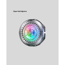 Mrt Teknik Rgb LED Telefon Soğutucu Fan Yüksek Hızlı Soğutma Oyuncu Cooler Yeni Nesil