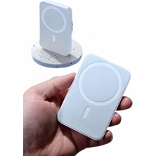 Mrt Teknik 15W Magsafe Uyumlu Manyetik Kablosuz Powerbank 5000 Mah