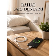 Mrt Teknik Usb-A To Type-C Şarj Kablosu 2 Metre Uzun Kablo