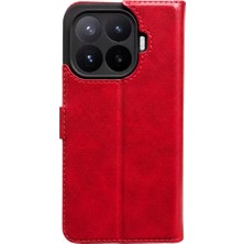 Mrt Teknik Newface Xiaomi Mi 17T Pro Trend S Plus Kapaklı Kılıf - Kırmızı
