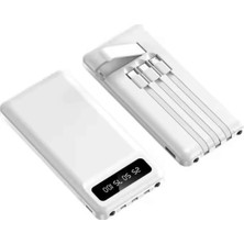 Mrt Teknik Powerbank Şarj Cihazı 4 Çıkışlı 20.000 Mah Powerbank Kompakt Yüksek Kapasiteli Hızlı Şarj