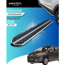 Ankatech Peugeot 3008 Diamond Krom Yan Basamak 185 cm 2009-2013