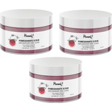 Homm Life Nar Çekirdeği Yağlı Bitki Tanecikli Scrub 250 Ml  - 3 Adet