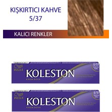 Wella Koleston 2 Adet Single Tüp Boya Saç Boyası Kışkırtıcı Kahve 5/37