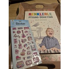 Arkadaş Yayınları Arkadaş Yayıncılık Renklerle Piyano Öğrenimi ve 28 Li Müzikli Sticker Hediyeli