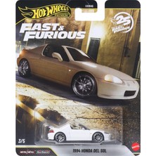 Hot Wheels Premium Fast & Furious 1994 Honda Del Sol 25. Yıl 3/5 Metal Model Araba