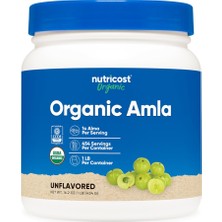 Nutricost Organic Amla Powder (Unflavored) 1 Lb, 1 Gram Per Serving, Vegan | Gmo-Free