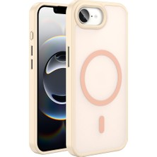Lyon Tech Apple iPhone 16E / 17E Kılıf M-Safe Şarj Özellikli Mat Arka Yüzey Zore Sio Kamera Korumalı Kapak