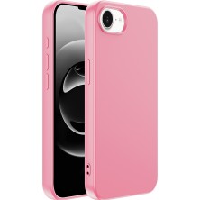 Lyon Tech Apple iPhone 16E / 17E Kılıf Zore Mara Lansman Kadife Iç Yüzeyli Mat Silikon Kapak