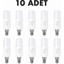 Uzman Dörtler - Ledx 7W E- 14 Duylu Silindir LED Ampul 10 Adet