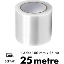 UniTape PE UV Katkılı Şeffaf Sera Tamir Bandı 100 mm x 25 mt