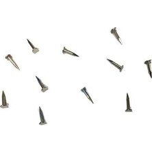 Mudanis Klips, Menteşe, Ayağı Çivisi 7mm Çelik - Nikel 100GR