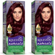 Wella Koleston Naturals Saç Boyası Kızıl Viyole 4/6 2x Paket