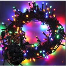 AvantajAl 10M 100 LED Boncuk Lamba Rgb Işık Siyah Kablo
