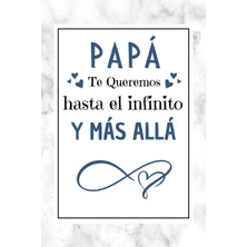 Belirtilmemiş Independently Published Papà Te Queremos: Diario Cuaderno De Notas A5 ; 107 Páginas, Regalo Dia Del