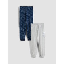 Lc Waikiki Yeni Sezon Beli Lastikli Erkek Çocuk Pijama Alt 2'li