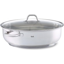 Belirtilmemiş Fissler 033 – 701 – 38 – 000/0 Edelstahlbraeter Indüksiyon, 38 cm Kızartma Tavası, 45 x 36,5 x 14,5