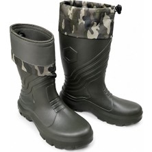 Meral İş Güvenlik Hexa Boots Hexaboots  Pro Bot Endüstriyel Güvenlik Battal  Çizmesi Kauçuk Termal Eva Konçlu Çoraplı  Haki Renkli Dayanıklı Yapı