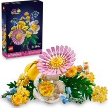 Esranın Dünyası LEGO Botanicals Küçük Sarı Buket 10347 | 9 Yaş ve Üzeri Çocuklar Için Papatya ve Lale Dahil Yapay Çiçekler Içeren Dekoratif Çiçek Buketi Yapım Seti (373 Parça)