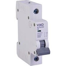 Esranın Dünyası Viko 4VTB-1C06 Otomatik Sigorta 4,5ka C Tipi 1 Kutup 06A