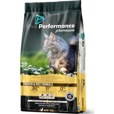 Belirtilmemiş Pro Performance Premium Adult Cat Kedi Chicken Rice 15 kg