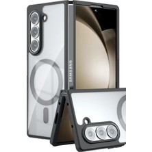Twin Store Newface Samsung Galaxy Z Fold 5 Kılıf Blur Fold Magsafe Kapak - Siyah