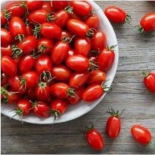 Esranın Dünyası Mini Üzüm Cherry Domates Tohumu 10+ Tohum Saksı ve Balkon Için