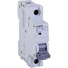Esranın Dünyası Viko 6VTB-1B06 Otomatik Sigorta 6ka B Tipi 1 Kutup 06A