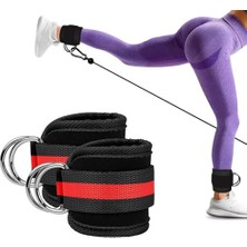Esranın Dünyası Spor Byfit D Halkalı Ayak ve El Bileği Için Ağırlık Çekiş Kayışı